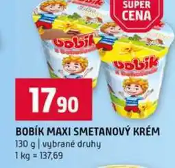 Terno BOBÍK MAXI SMETANOVÝ KRÉM 130 g vybrané druhy nabídka