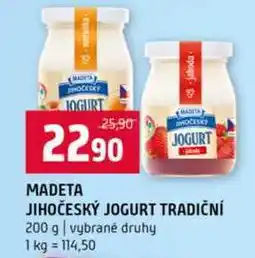 Terno MADETA JIHOČESKÝ JOGURT TRADIČNÍ 200 g vybrané druhy nabídka