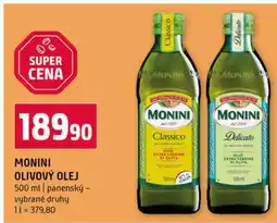 Terno MONINI OLIVOVÝ OLEJ 500 ml panenský vybrané druhy nabídka