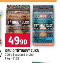 Terno DRUID TŘTINOVÝ CUKR 700 g vybrané druhy nabídka