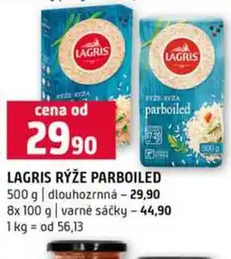 Terno LAGRIS RÝŽE PARBOILED 500 g dlouhozrnná nabídka