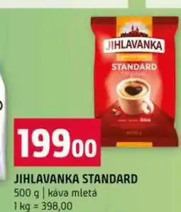 Terno JIHLAVANKA STANDARD 500 g káva mletá nabídka
