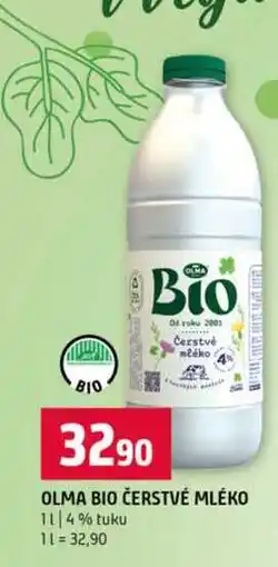Terno OLMA BIO ČERSTVÉ MLÉKO 1l 4% tuku nabídka