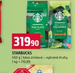 Terno STARBUCKS 450 g káva zrnková vybrané druhy nabídka