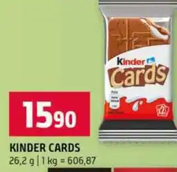 Terno KINDER CARDS 26,2 g nabídka