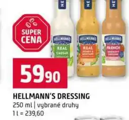 Terno HELLMANN'S DRESSING 250 ml vybrané druhy nabídka