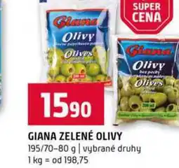 Terno GIANA ZELENÉ OLIVY 195/70-80 g vybrané druhy nabídka