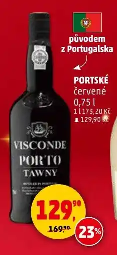 Penny Market Portské červené nabídka
