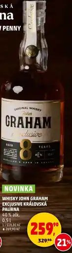 Penny Market Whisky john graham exclusive královská palírna nabídka