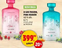 Penny Market H gin frozen, pink heaven nabídka