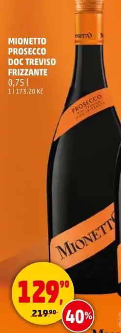 Penny Market Mionetto prosecco doc treviso frizzante nabídka