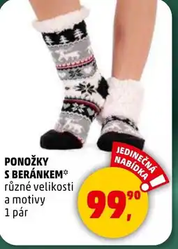 Penny Market Ponožky s beránkem nabídka