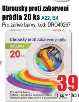 EVA Ubrousky proti zabarvení prádla nabídka