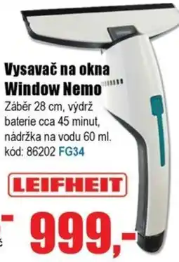 EVA LEIFHEIT Vysavač na okna Window Nemo nabídka