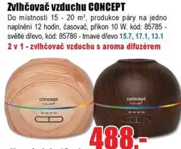 EVA Zvlhčovač vzduchu CONCEPT nabídka