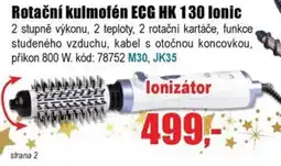 EVA Rotační kulmofén ECG HK 130 Ionic nabídka