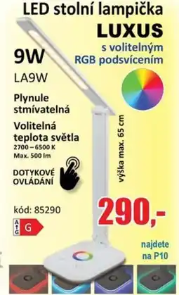 EVA LED stolní lampička LUXUS nabídka