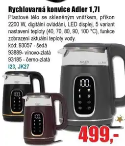 EVA Rychlovarná konvice Adler nabídka