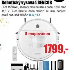 EVA Robotický vysavač SENCOR nabídka