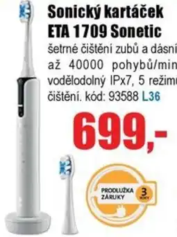 EVA Sonický kartáček ETA 1709 Sonetic nabídka