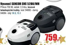 EVA Vysavač SENCOR SVC 52BK/WH nabídka