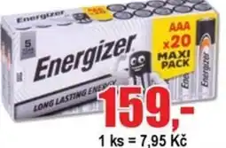 EVA 20× AA/AAA alkalická baterie Energizer Everyday nabídka