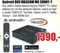 EVA Android BOX MASCOM MC SUNNY-T nabídka