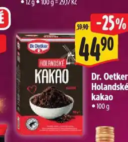 Albert Dr. oetker holandské kakao nabídka
