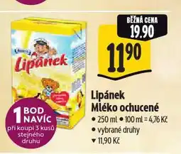 Albert Lipánek mléko ochucené nabídka