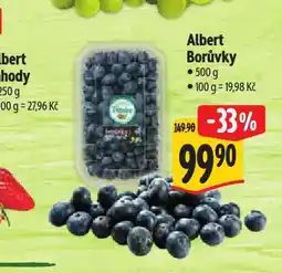 Albert Borůvky nabídka