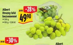 Albert Hrozny bílé bezsemenné nabídka