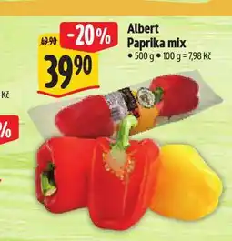 Albert Paprika mix nabídka