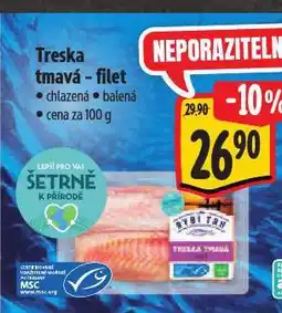 Albert Treska tmavá nabídka