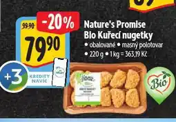 Albert Bio kuřecí nugetky nabídka