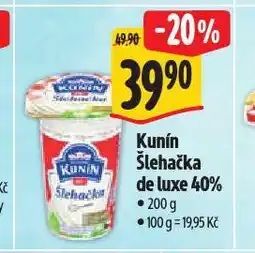 Albert Kunín šlehačka de luxe nabídka