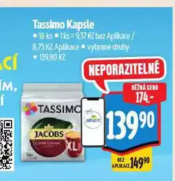 Albert Tassimo kávové kapsle nabídka