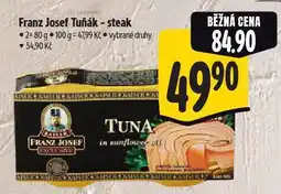 Albert Franz josef tuňák steak nabídka