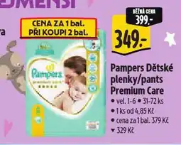 Albert Pampers dětské plenky nabídka