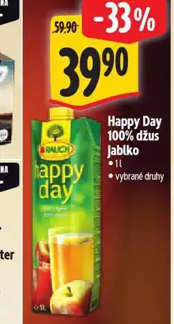Albert Happy day džus nabídka