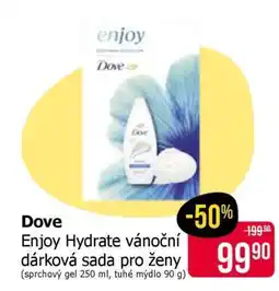 Teta Dove Enjoy Hydrate vánoční dárková sada pro ženy nabídka