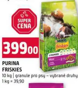 Terno PURINA FRISKIES 10 kg granule pro psy vybrané druhy nabídka
