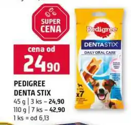 Terno PEDIGREE DENTA STIX 45 g 3 ks 110 g 7 ks nabídka