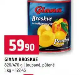 Terno GIANA BROSKVE 820/470 g loupané, půlené nabídka