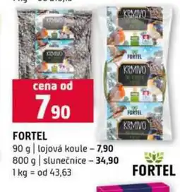 Terno FORTEL 90 g lojová koule 800 g slunečnice nabídka
