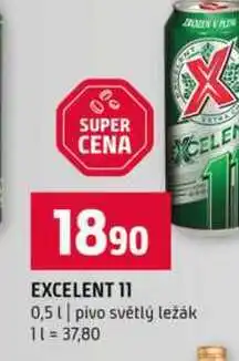 Terno EXCELENT 11 0,5l pivo světlý ležák nabídka