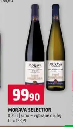 Terno MORAVA SELECTION 0,75l vino vybrané druhy nabídka