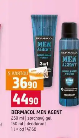 Terno DERMACOL MEN AGENT 250 ml sprchový gel nabídka