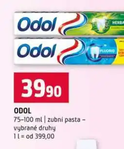 Terno ODOL 75-100 ml zubni pasta vybrané druhy nabídka