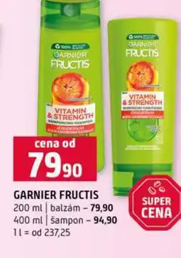 Terno GARNIER FRUCTIS 200 ml balzám 400 ml šampon nabídka