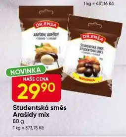 Hruška Studentská směs Arašídy mix nabídka